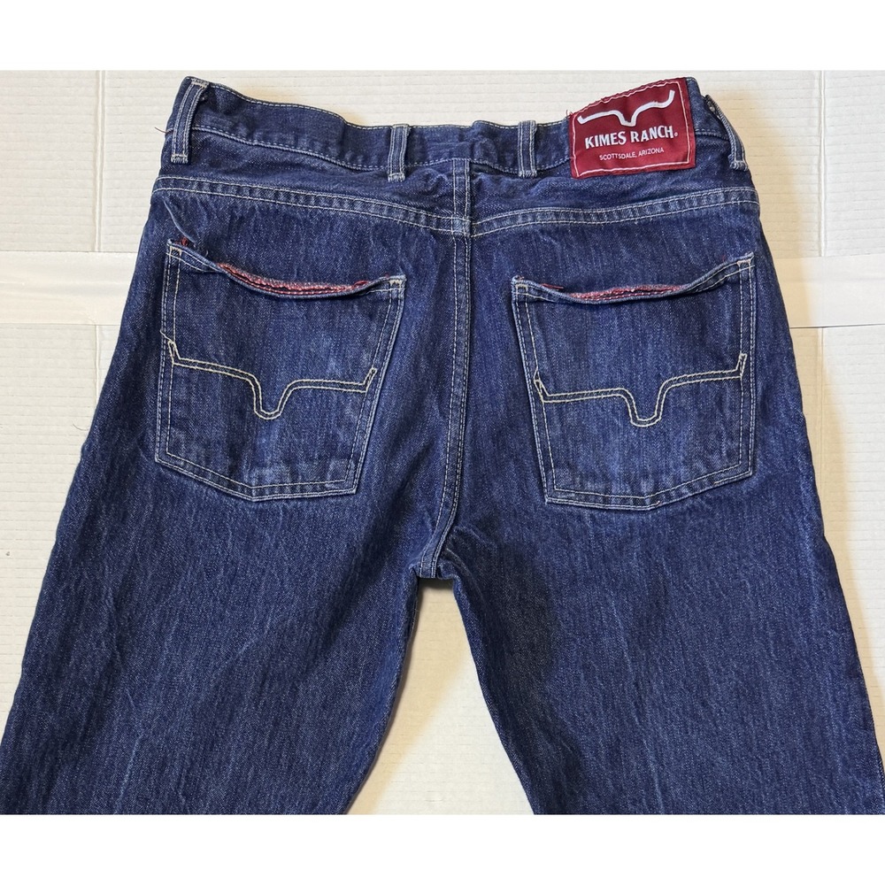 KIMES RANCH James - Men's Jeans - Dark Wash Straight Leg Western Denim USA 31x38